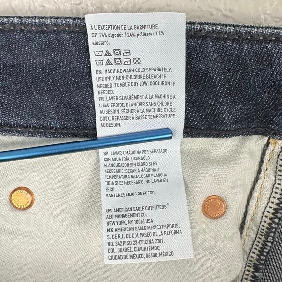 American Eagle Outfitters Size 30 x 30 Men’s Next Level Slim Fit Blue Jeans - Picture 8 of 9